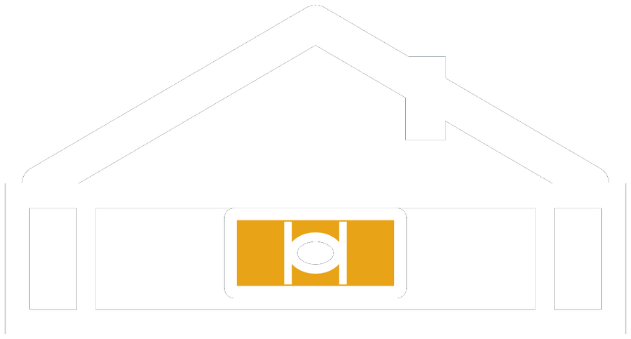 Level Best Contracting logo: a house roofline resting on a spirit level